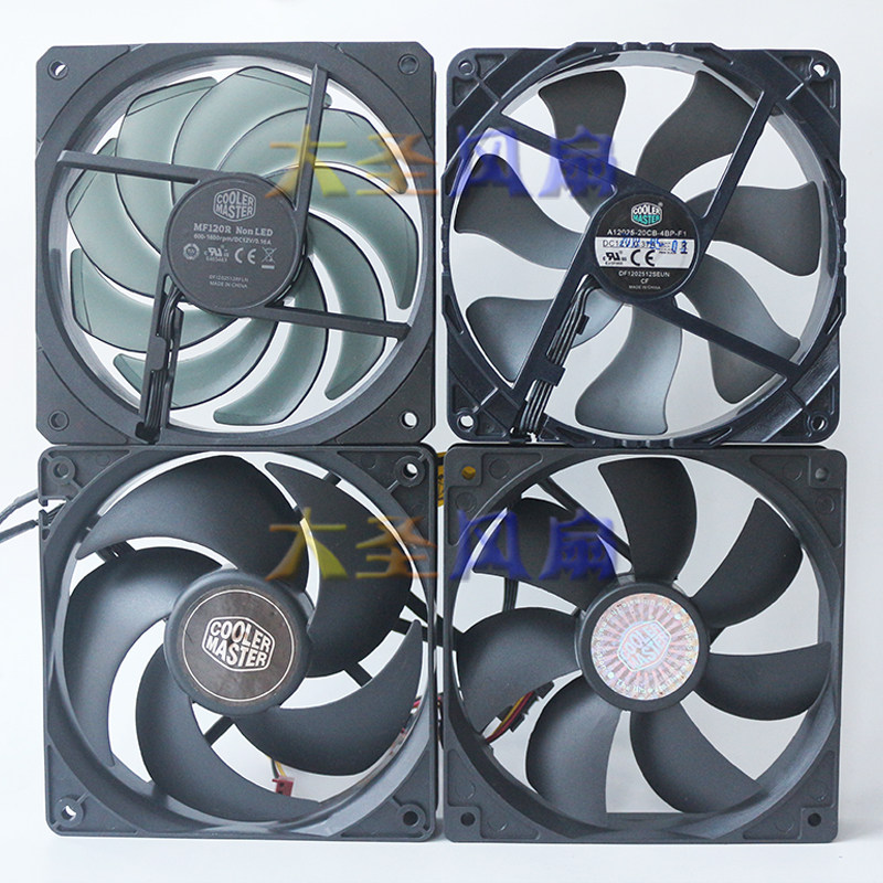 酷冷至尊 a12025/mf120r/aa225/blade 12v 3线 4线 12cm散热风扇