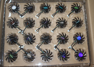 技嘉 7.5CM直径 4CM孔距 显卡散热风扇 EVERFLOW T128010SU 0.35A