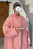 B239-W222-P43（控价59）粉基础高领卫衣男宽松卫衣男，男装卫衣，星座514-2(原B239)