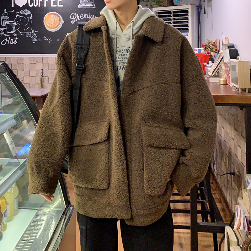 B239-Y7727-p128｛限价158｝羊羔毛加厚外套棉衣男宽松棉衣,男装棉衣,星座514-2(原B239)