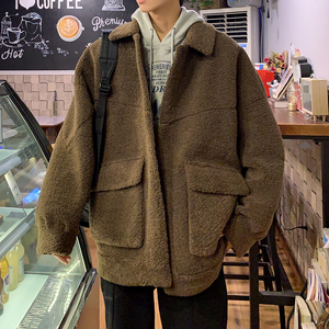 B239-Y7727-p128 ｛限价158｝羊羔毛加厚外套棉衣男 宽松棉衣图片