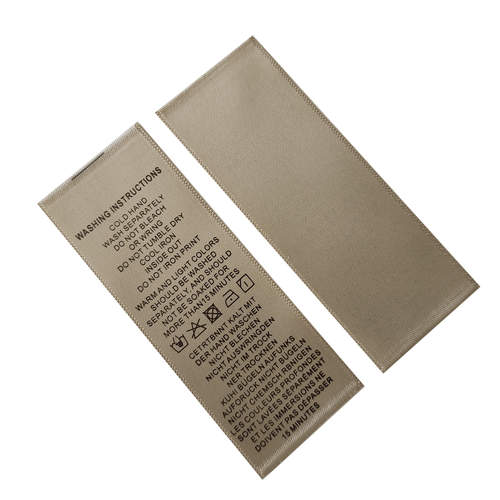 水洗唛金色水洗标高档成分标