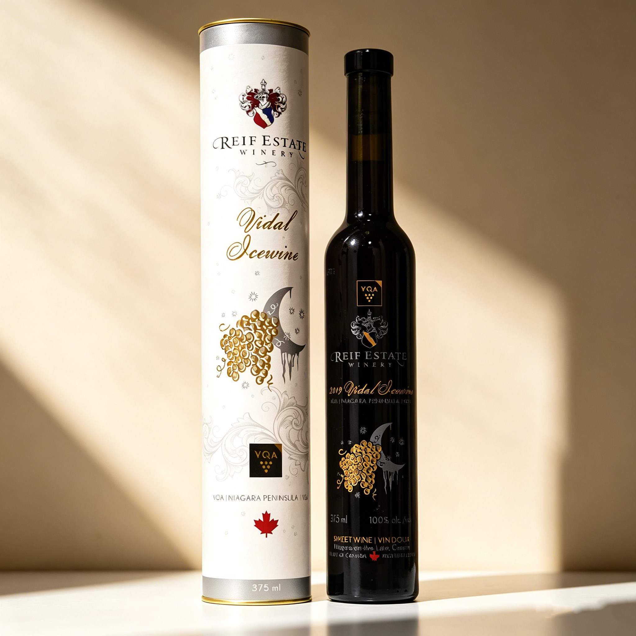 加拿大VQA瑞芙威代尔冰酒 甜白葡萄酒 Reif Vidal Icewine 礼盒装