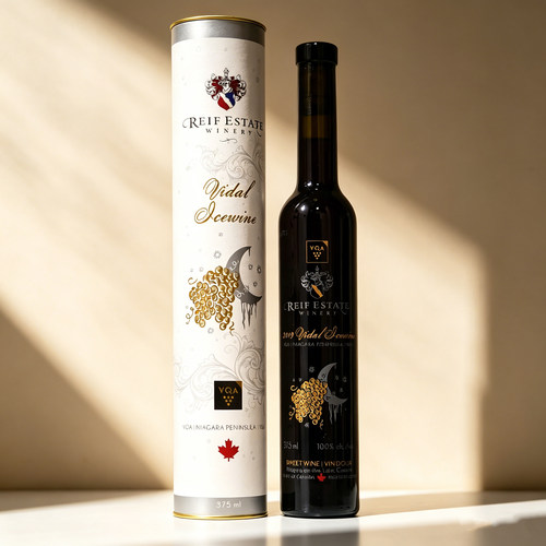 加拿大VQA瑞芙威代尔冰酒 甜白葡萄酒 Reif Vidal Icewine 礼盒装