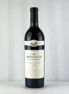 美国纳帕谷 贝灵哲庄园私人珍藏赤霞珠干红BERINGER 2014行货带票