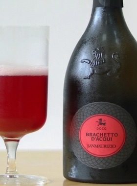 爆汁草莓玫瑰 意大利Brachetto d'Acqui甜红起泡酒