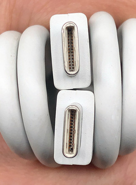 正品小新CC100W氮化镓双口type C PD快充线 硅胶软充电线 Emarker