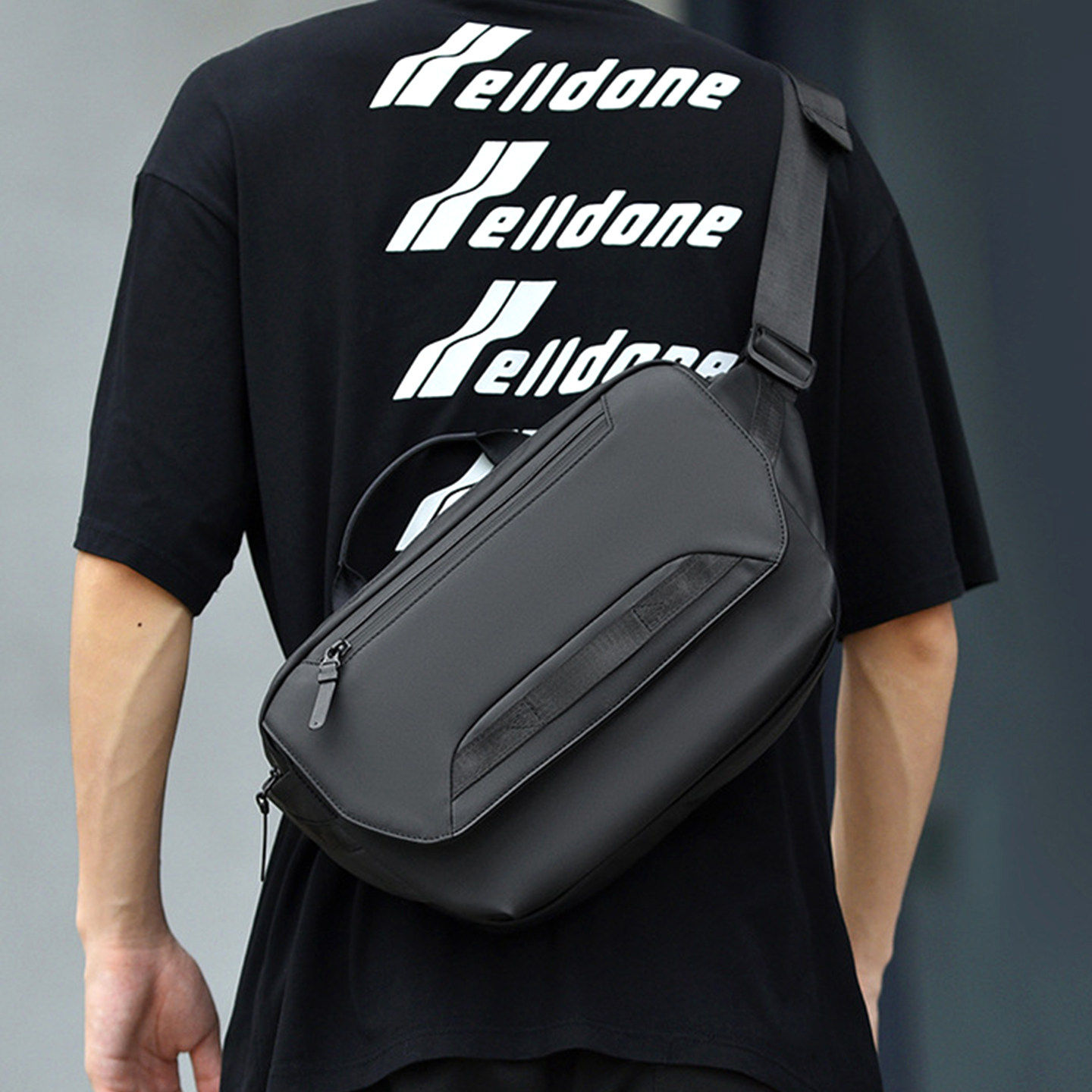 机能风工装风斜挎包多功能个性户外斜挎包潮牌简约胸包挎包骑行包,箱包皮具/热销女包/男包,胸包,淘宝优惠券,粉丝福利购,淘宝优惠卷