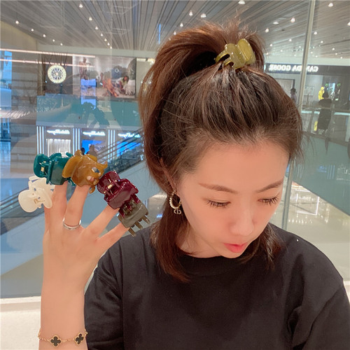 马尾抓夹日韩少女风格糖果彩色