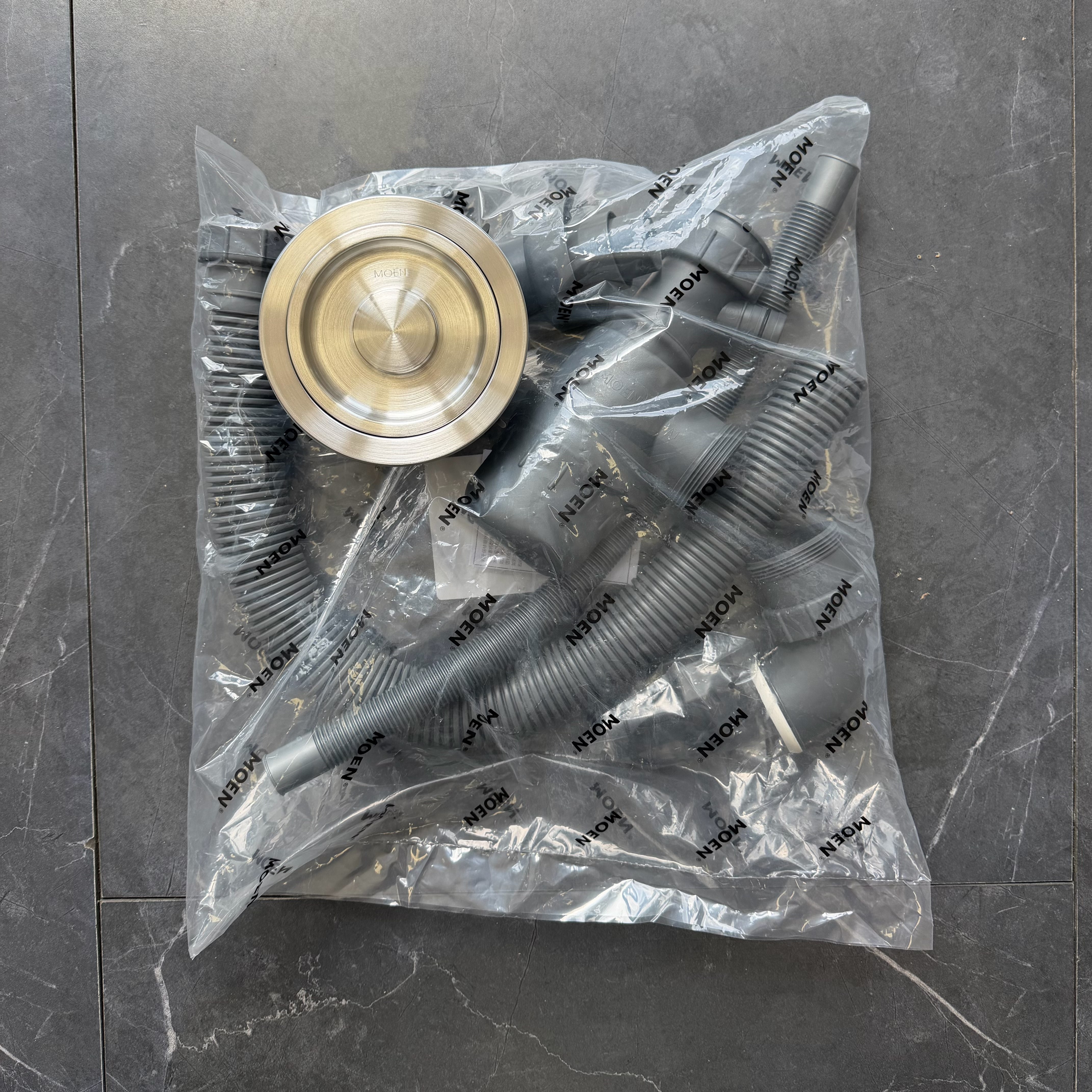 摩恩通用金属水槽下水器套装