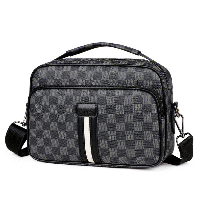 轻商务男士通勤手提男包大牌格纹单肩包时尚横款ipad斜挎包小方包,箱包皮具/热销女包/男包,男士包袋,淘宝优惠券,粉丝福利购,淘宝优惠卷