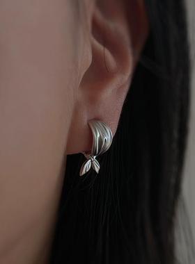 2025新款SRING TRICK系列单结S925银设计感小众气质耳钉高级感