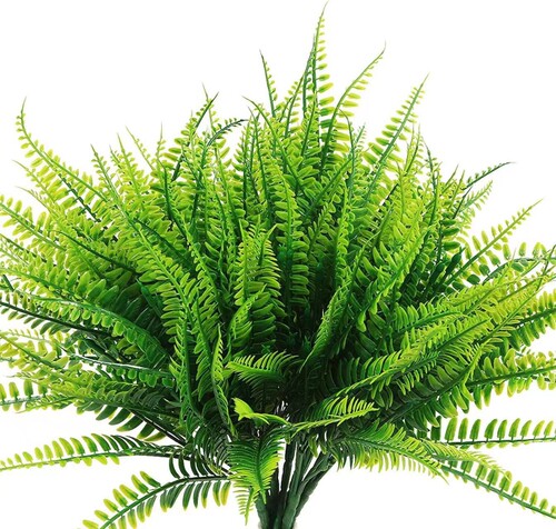 仿真绿植波斯草蕨类波斯叶藤挂装饰仿真叶植物墙配饰花材塑料北欧