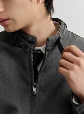 VMCL复古绑带领口羊毛内里夹棉外套夹克男早春通勤26SS vermicell