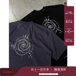 VMCL抽象几何图形凉感索罗娜透气宽松短袖T恤男女25SS vermicelli