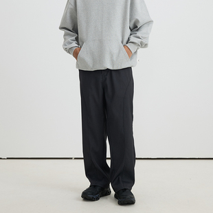 男24AW 西裤 vermicelli 长裤 VMCL弧形结构抗皱易打理直筒通勤西装