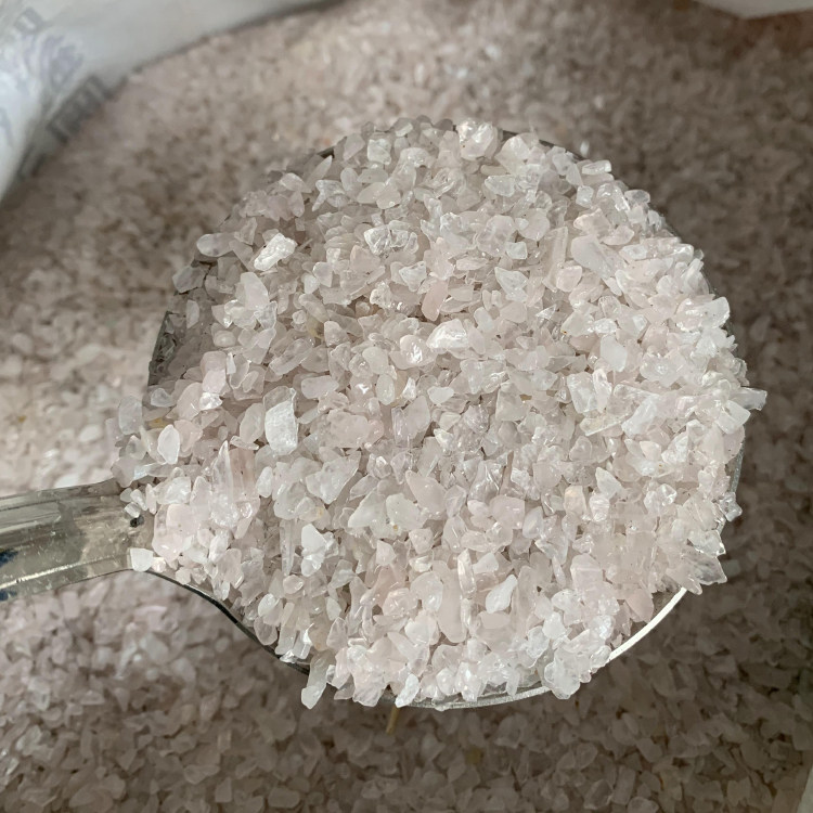 耐磨粉晶优质精抛磨料天然水晶石磨料震机研磨抛光碎石粒包邮