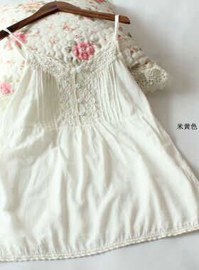 0962单层纯棉打底吊带背心蕾丝纯色甜美夏季2022紫色