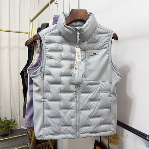 户外骑行防风保暖羽绒马甲