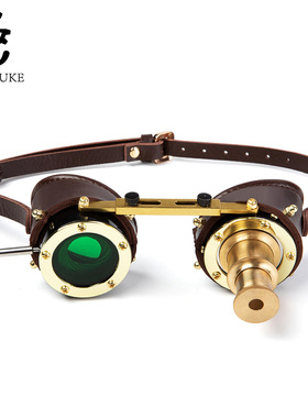 【代理现货】蒸汽朋克STEAM工业复古护目镜 新款 金属眼镜风镜