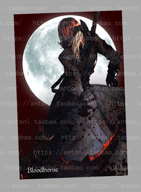 【安东尼の作坊】血源诅咒 Bloodborne 血月 同人海报