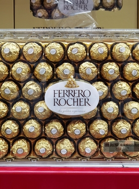 费力列罗费雷罗意大利榛果威化巧克力42粒FERRER生日喜糖水晶礼盒