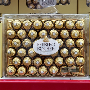 费力列罗费雷罗意大利榛果威化巧克力42粒FERRER生日喜糖水晶礼盒