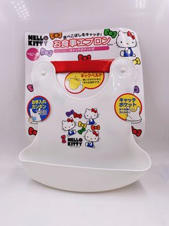 现货日本采购 skater 斯凯达 婴幼儿童围兜围嘴蝙蝠/hellokitty