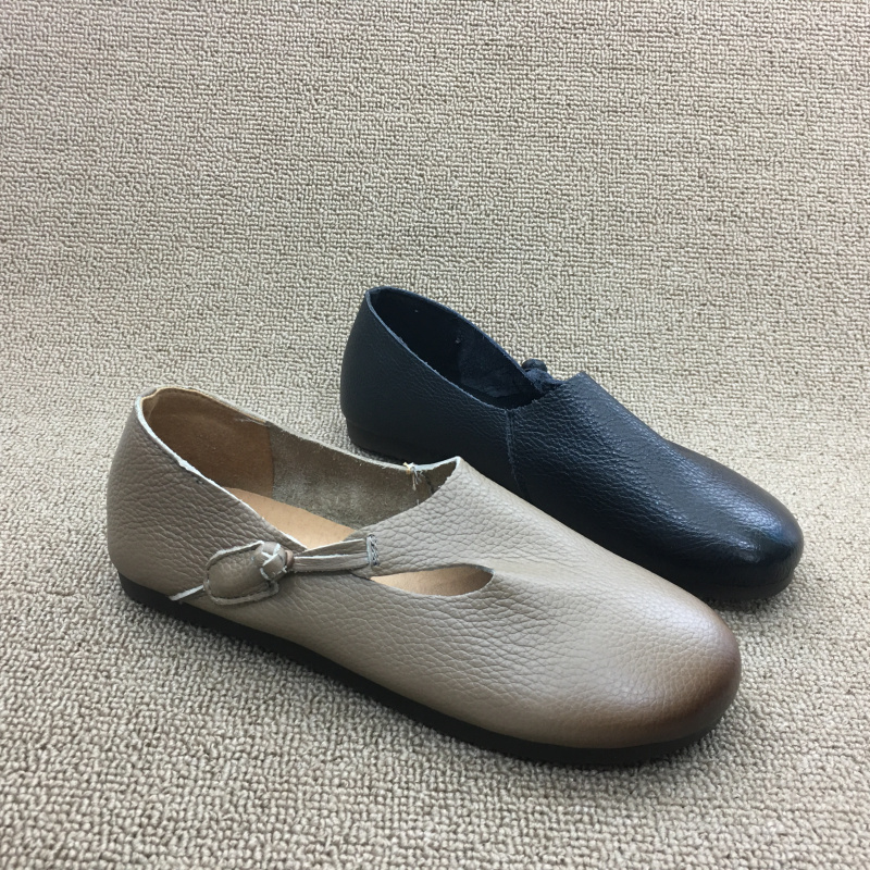 2020夏季新款断码处理牛皮女鞋