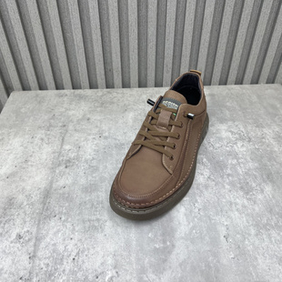 圆头深口低帮英伦牛皮百搭男单鞋 断码 新款 2024春季 处理真皮男鞋