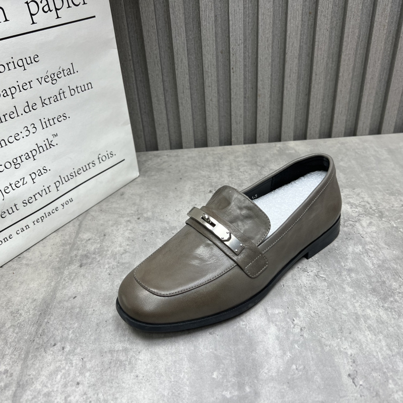 工厂处理真皮女鞋2025秋季新款套脚舒适低跟软皮乐福鞋气质单鞋40