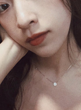 TYUSHA 925纯银项链女冬锁骨链项链小众轻奢2022年新款百搭设计感