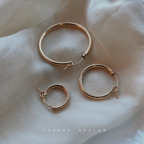 TYUSHA时髦复古美国版经典款耳圈