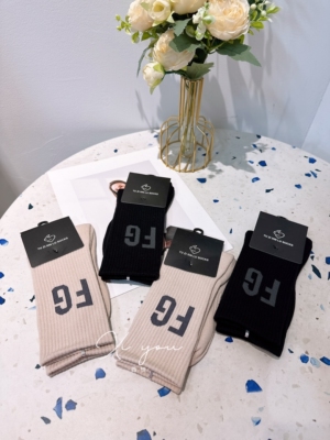 满38包邮｜潮牌长袜FG富贵欧美街头字母运动袜FOG袜子男女