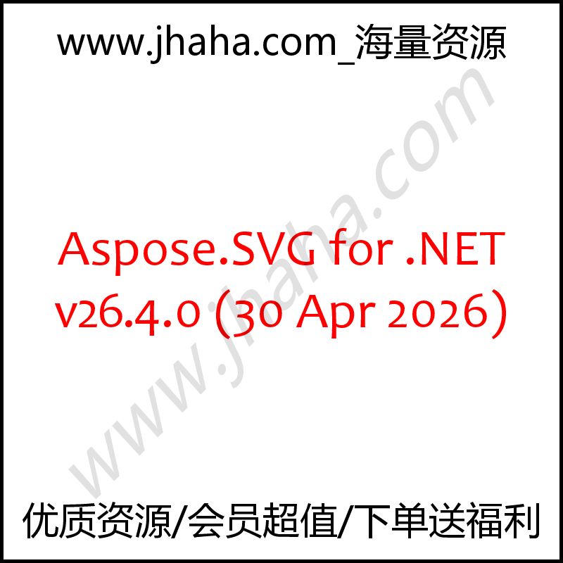 Aspose.SVG for .NET v26.4.0