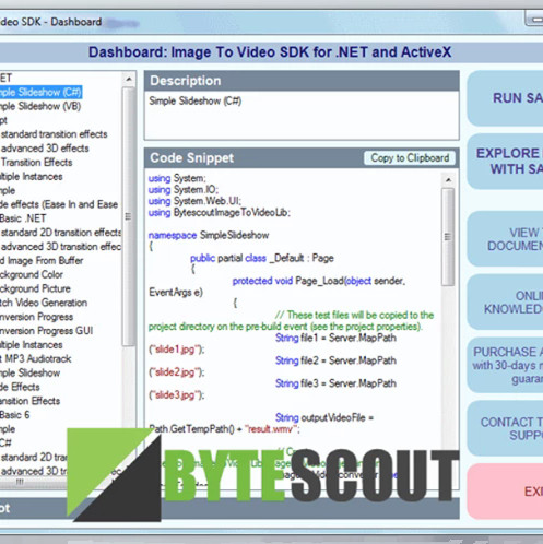 Bytescout Image to Video SDK v2.25.1050 ActiveX 永久