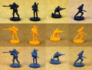 现货 超小号 迷你兵人模型 现代特种兵1:86 特种部队 狙击手士兵