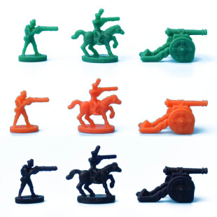 RISK 拿破仑战争1:120兵人模型 战棋兵棋桌游棋子 战国风云 跑团