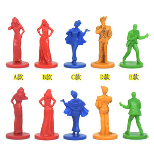 G库 妙探寻凶桌游模型 动漫卡通人物 老百姓男子女子 超级侦探