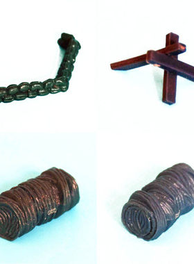 诺曼底桌游模型路障战棋