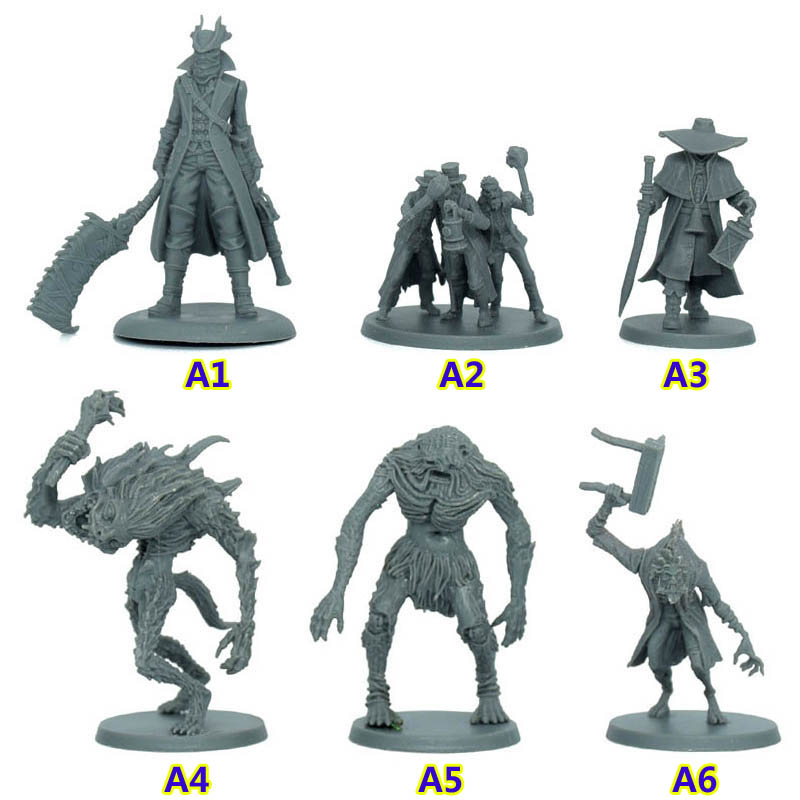 桌面游戏模型 血源诅咒桌游 人物怪物猎人模型