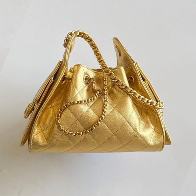 25bagmini金色鱼子酱女包