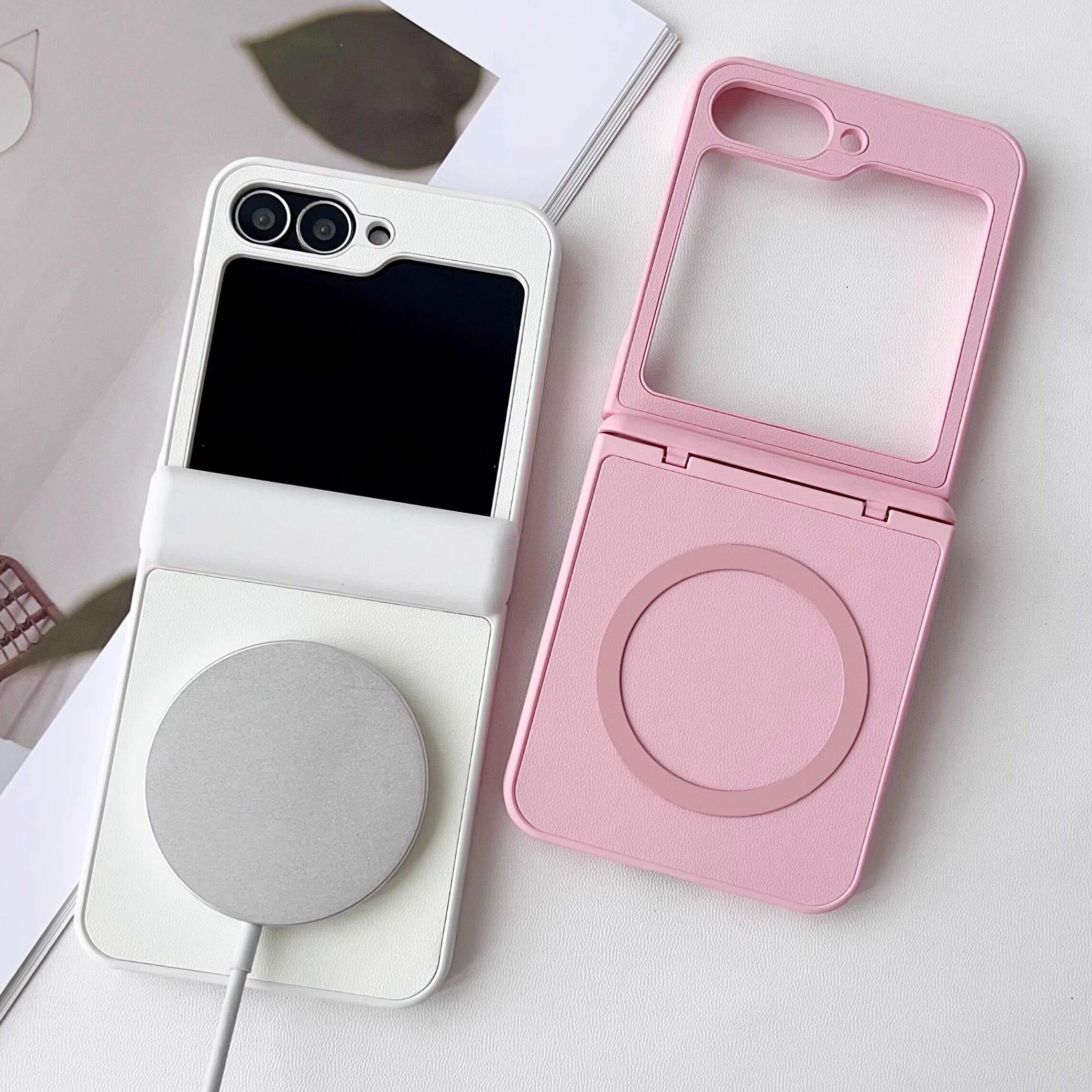 适用三星galaxyzflip6手机壳新款z flip5肤感皮质回弹中轴全包zflip7防摔折叠屏保护套zflip4时尚简约男女款