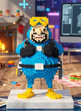 2026新款潜水员游戏展示盒套装礼物收藏玩具礼物积木手办摆件