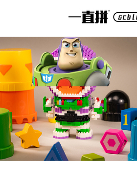 【新品】一直拼 scblock 积木 蓝胖子 猫 礼品 叮当 非拼豆