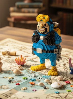 一直拼SCB9001_29【潜水员】玩具礼物积木手办摆件