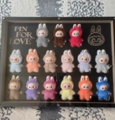 防尘 labubu心底密码 4.0展示盒mini拉布布展示 收纳板