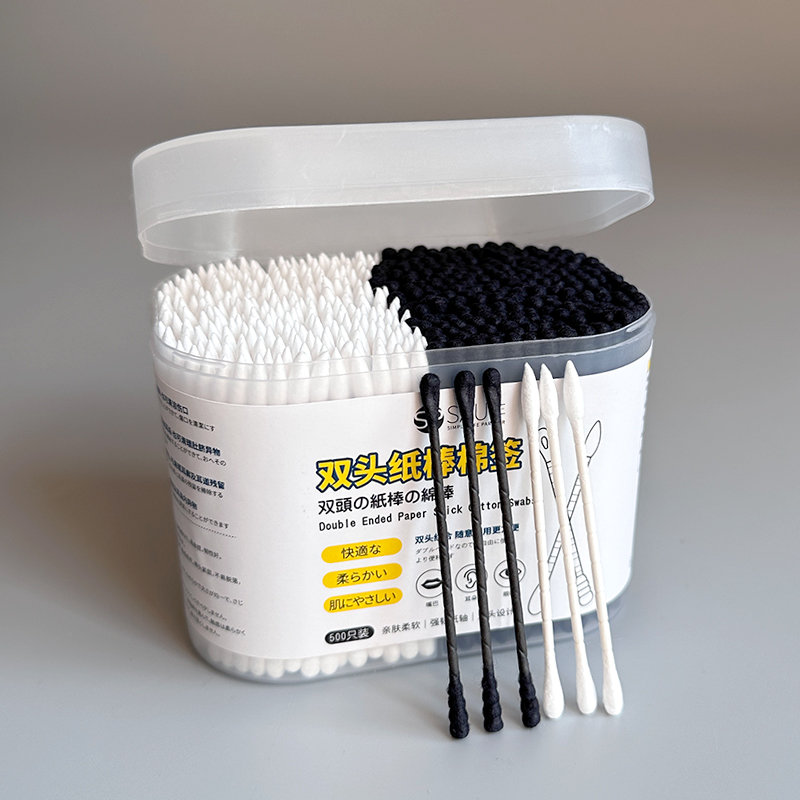 双头螺旋棉签挖耳专用一次性耳勺