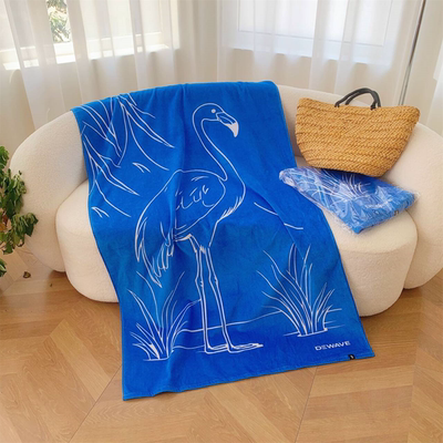 出口Russia柔软纯棉割绒大浴巾