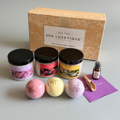 出口老美沐浴芳香疗法精油海盐